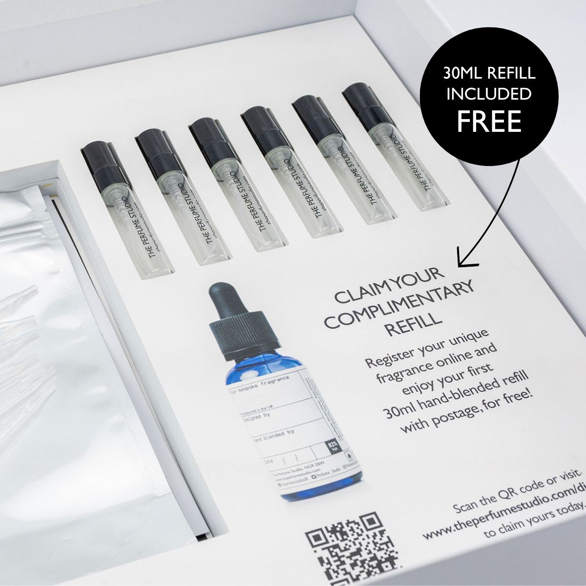 Free 30ml Hand Blended Refill included free with each Discovery Collection. Register online.