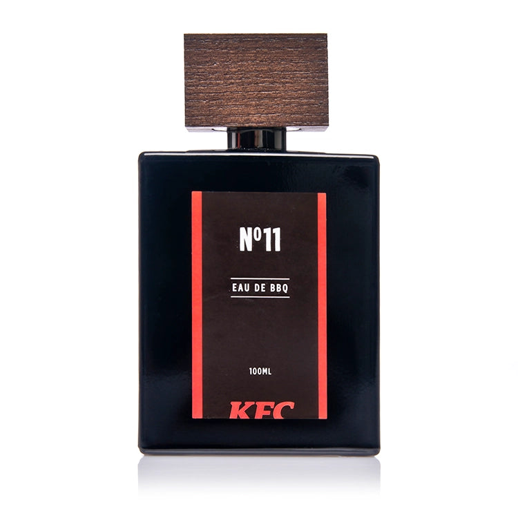 KFC’s bespoke “No.11 Eau de BBQ” fragrance; a white label fragrance innovation that turned a burger launch into a global PR success story.
